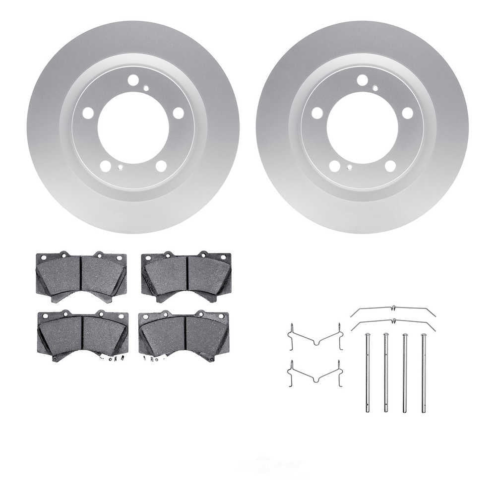 Dynamic Friction Company 4412-76013 DFC Geospec Rotors with Ultimate Duty Performance Brake Pads