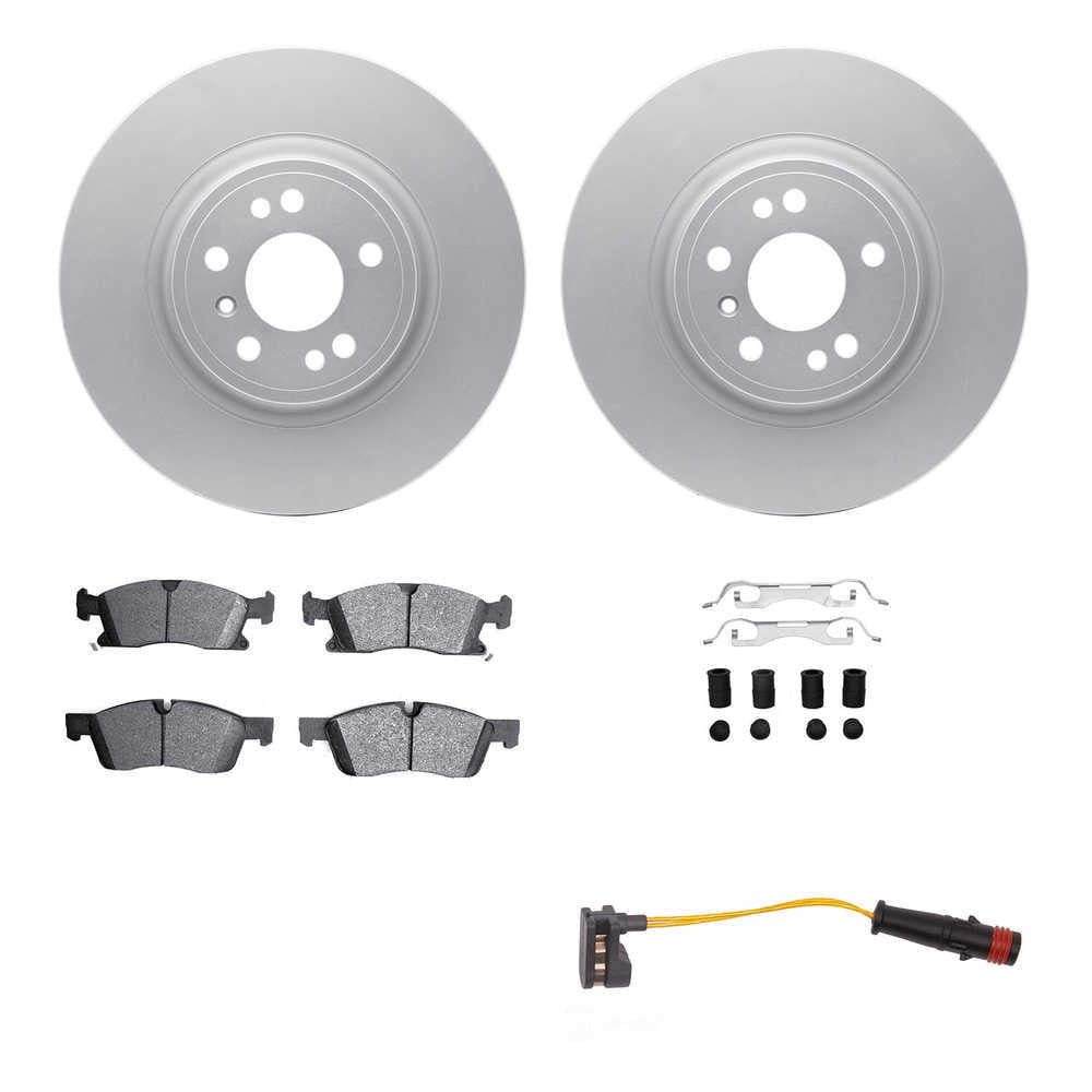 Dynamic Friction Company 4422-63001 DFC Geospec Rotors with Ultimate Duty Performance Brake Pads