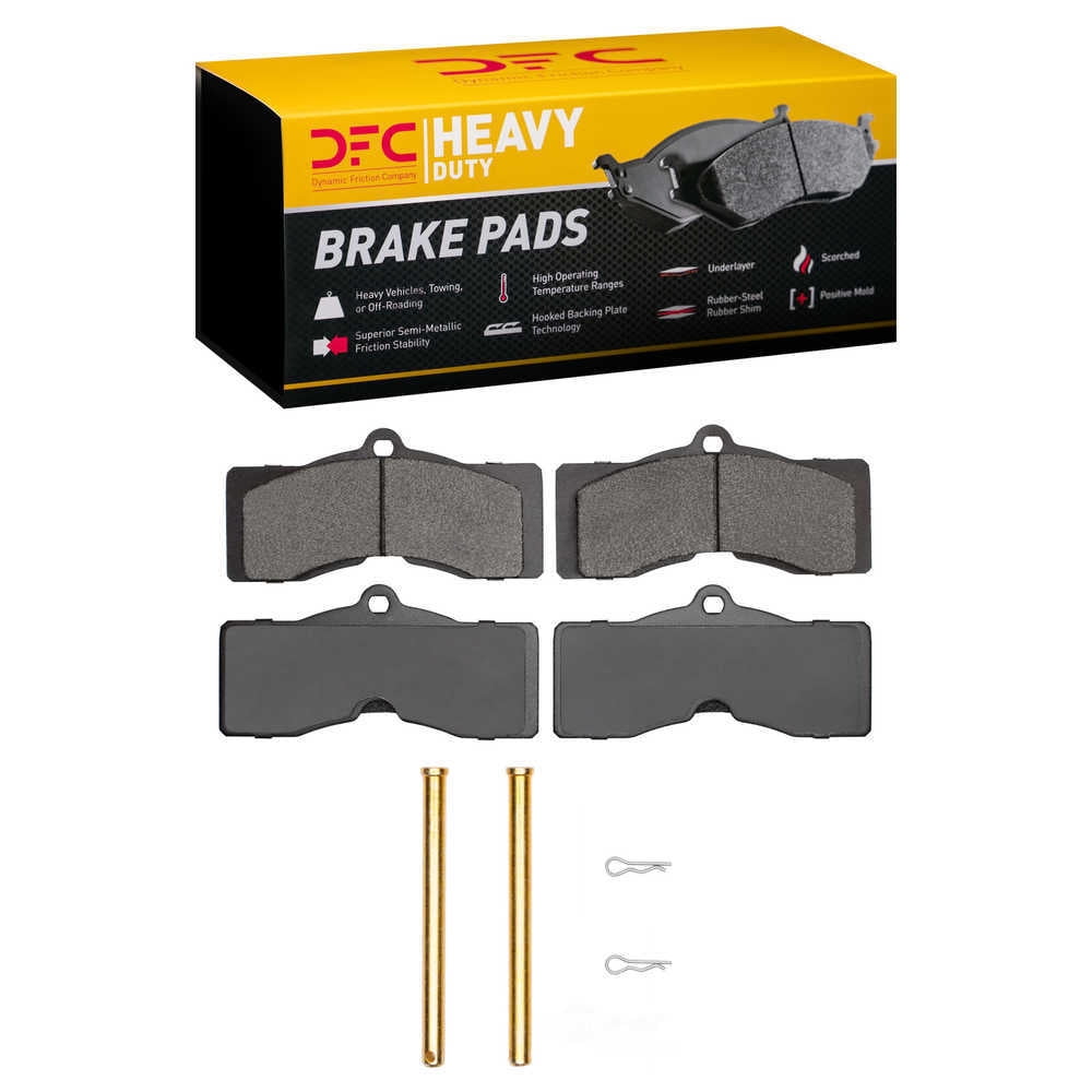 Dynamic Friction Company 1214-0008-01 DFC Heavy Duty Pads and Hardware Kit