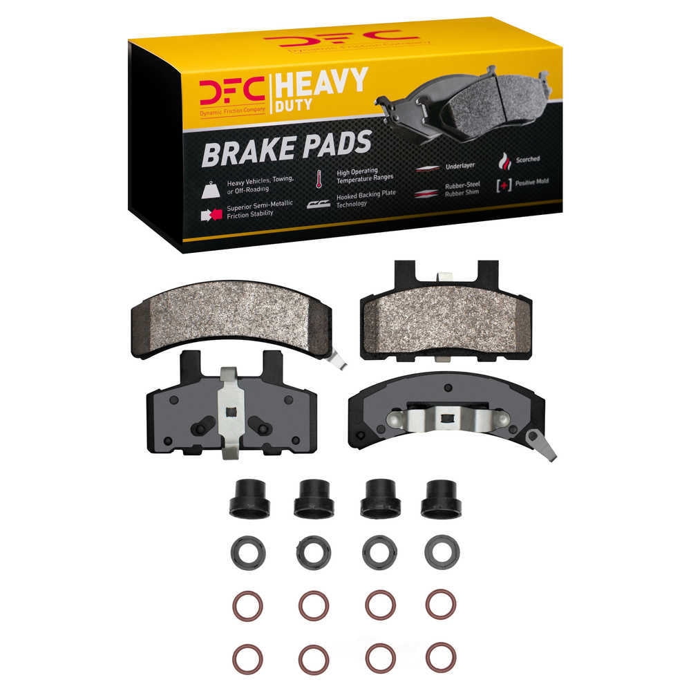 Dynamic Friction Company 1214-0369-01 DFC Heavy Duty Pads and Hardware Kit