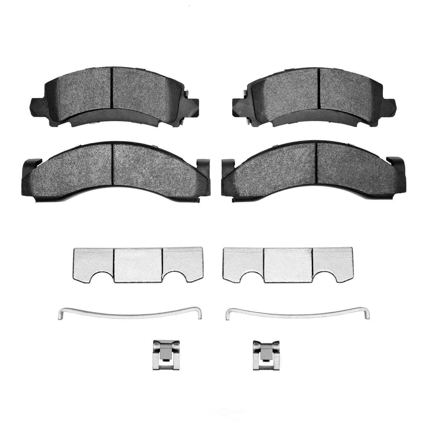 Dynamic Friction Company 1214-0543-01 DFC Heavy Duty Pads and Hardware Kit