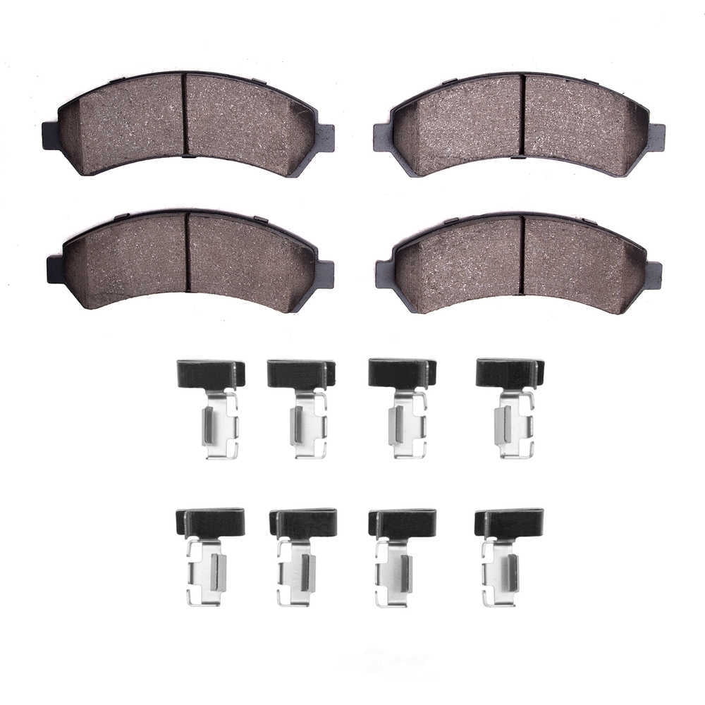 Dynamic Friction Company 1214-0726-01 DFC Heavy Duty Pads and Hardware Kit