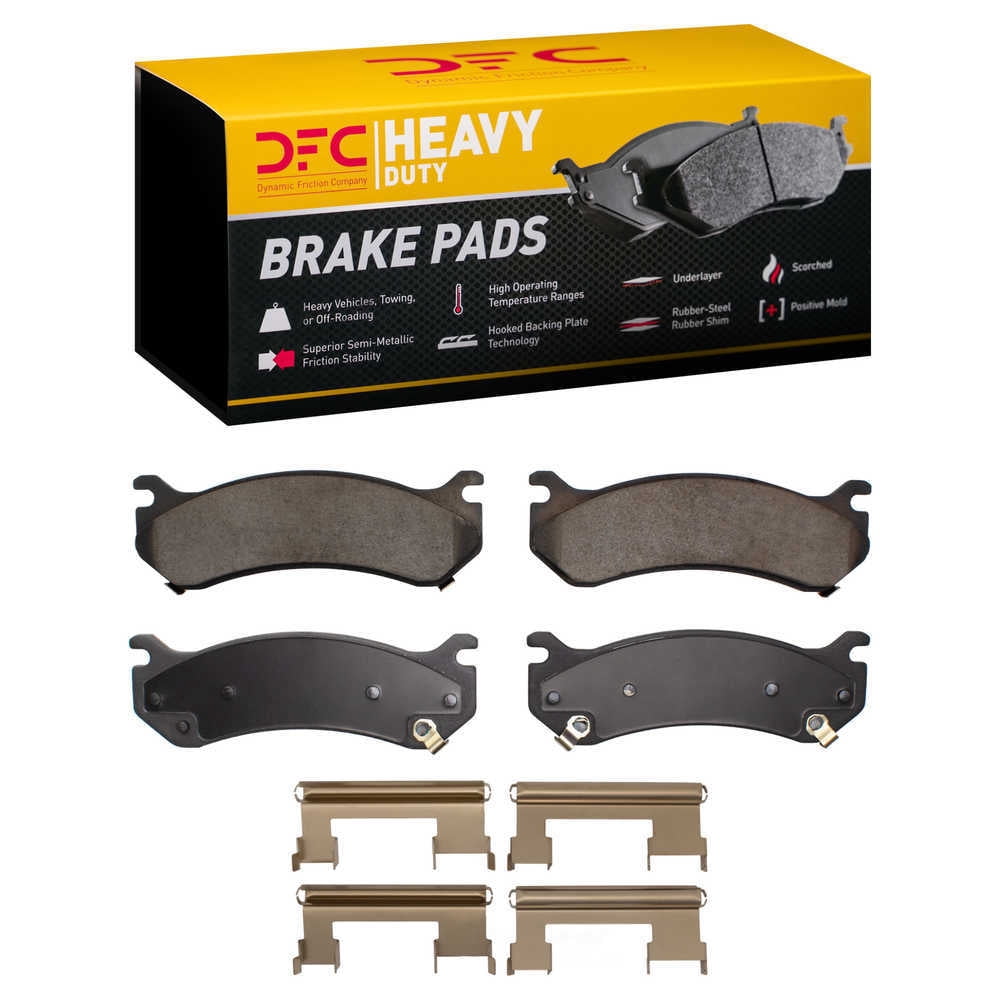 Dynamic Friction Company 1214-0785-01 DFC Heavy Duty Pads and Hardware Kit