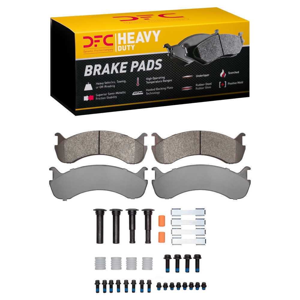 Dynamic Friction Company 1214-0786-01 DFC Heavy Duty Pads and Hardware Kit