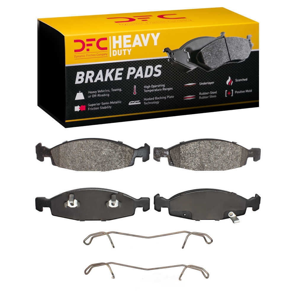 Dynamic Friction Company 1214-0790-01 DFC Heavy Duty Pads and Hardware Kit