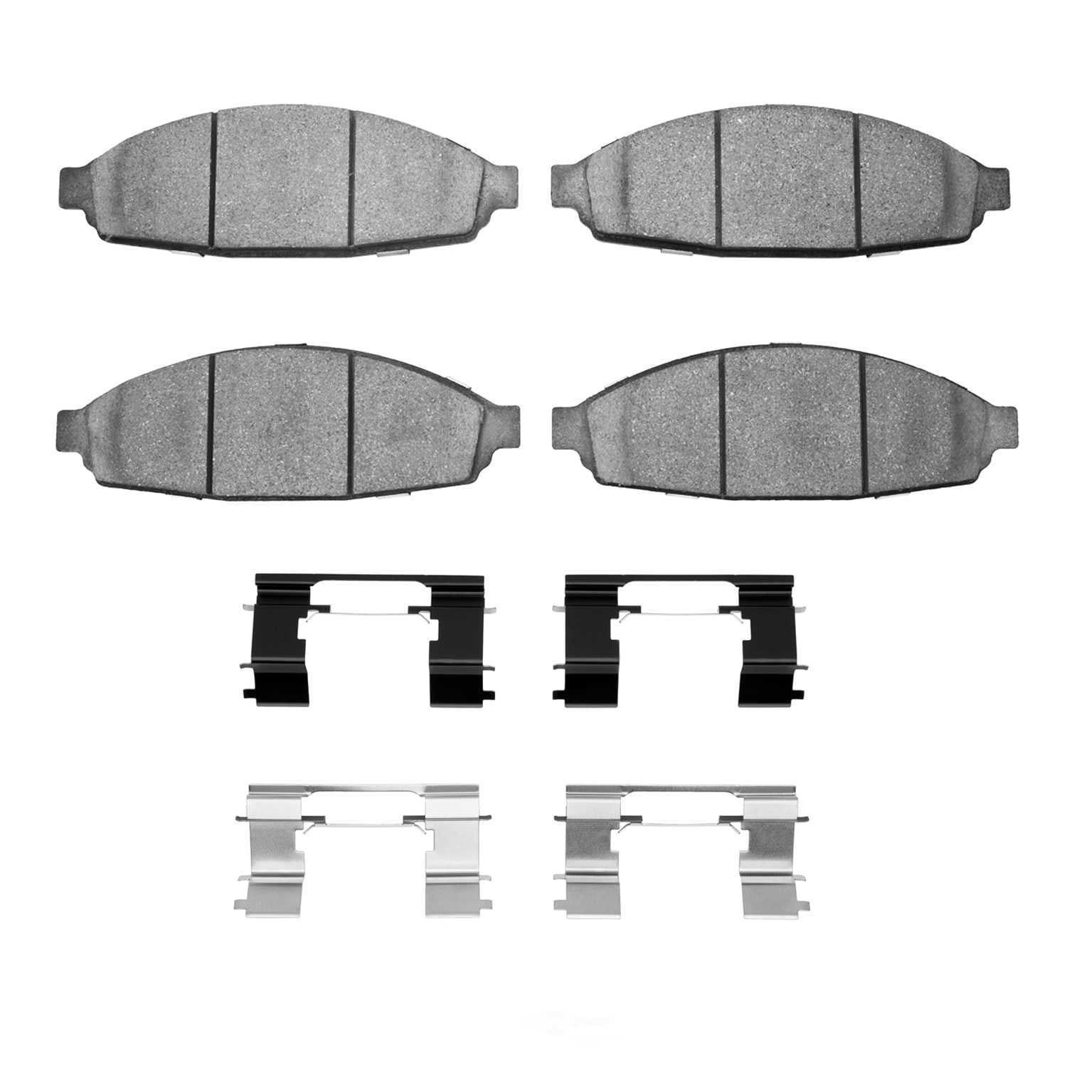 Dynamic Friction Company 1214-0931-01 DFC Heavy Duty Pads and Hardware Kit
