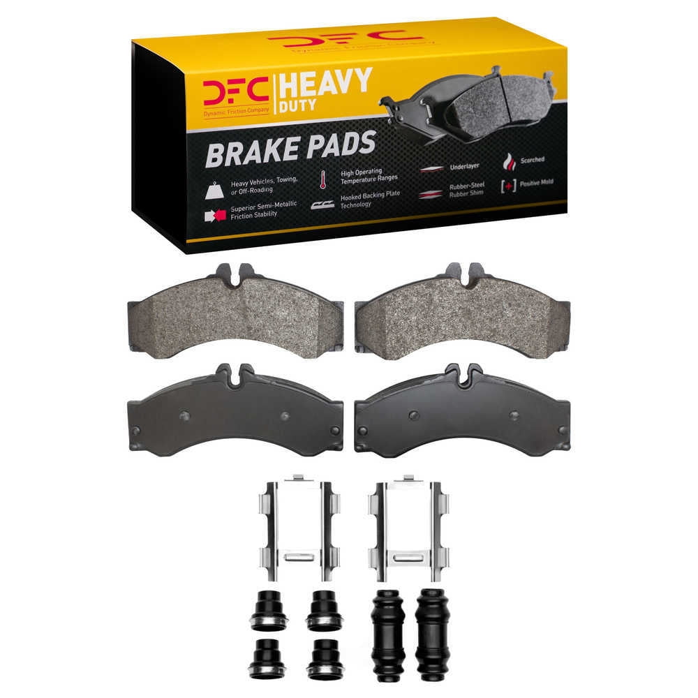 Dynamic Friction Company 1214-0949-01 DFC Heavy Duty Pads and Hardware Kit