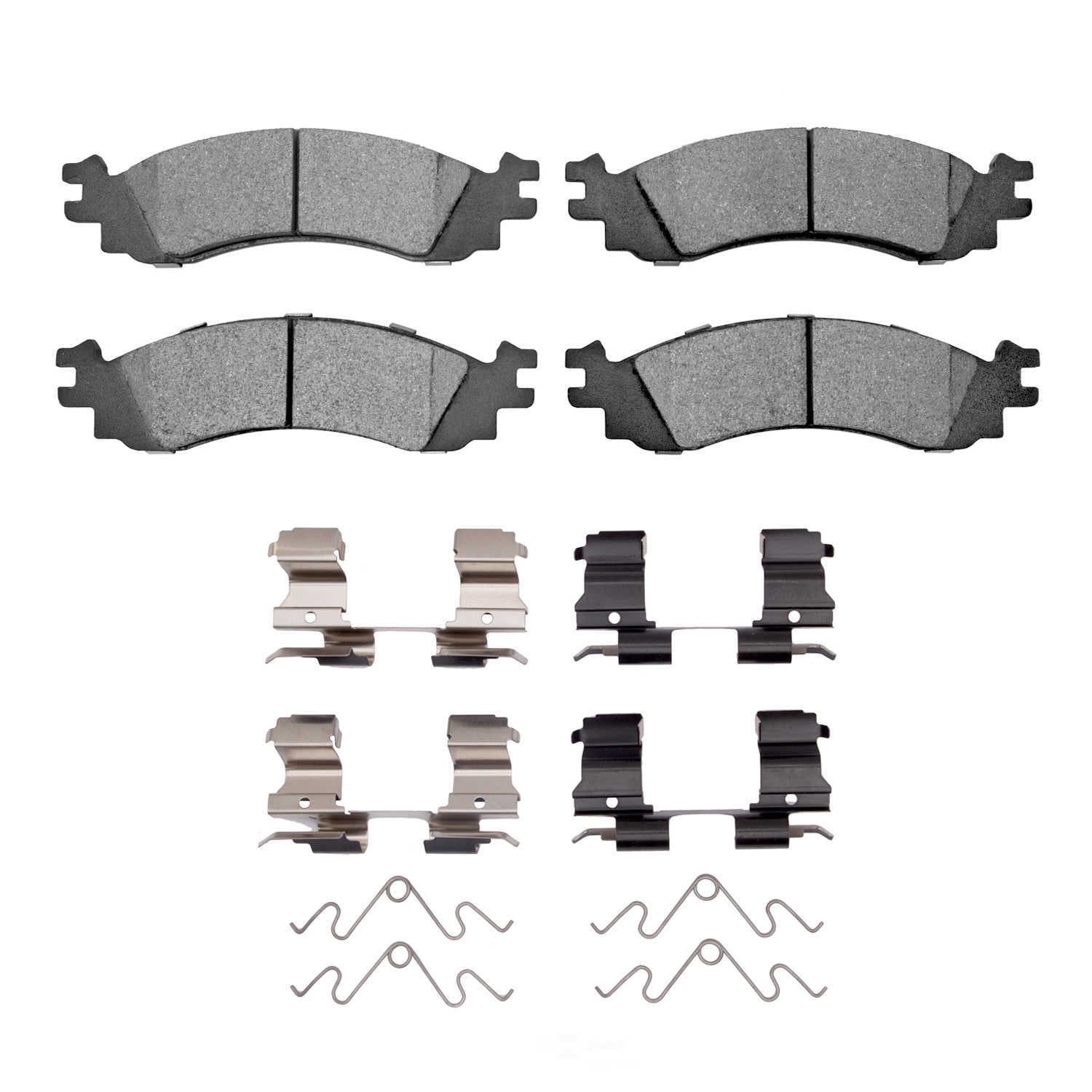 Dynamic Friction Company 1214-1158-01 DFC Heavy Duty Pads and Hardware Kit