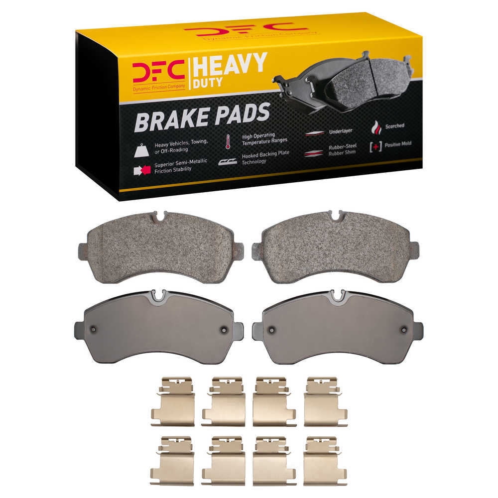 Dynamic Friction Company 1214-1268-02 DFC Heavy Duty Pads and Hardware Kit