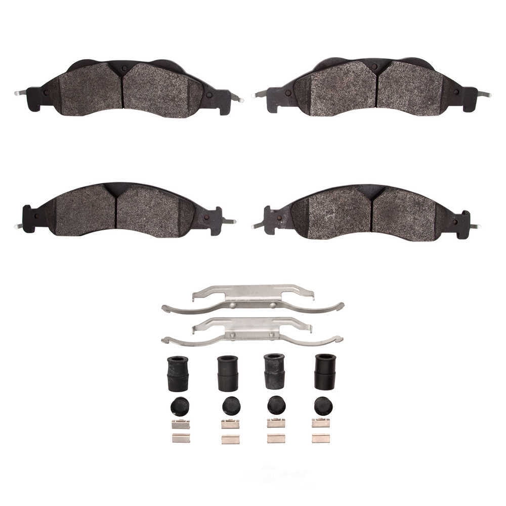 Dynamic Friction Company 1214-1278-01 DFC Heavy Duty Pads and Hardware Kit
