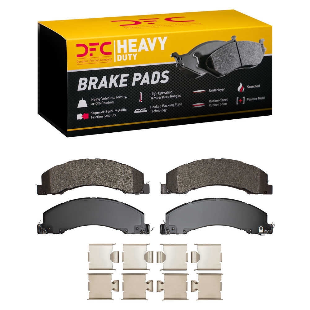 Dynamic Friction Company 1214-1335-01 DFC Heavy Duty Pads and Hardware Kit