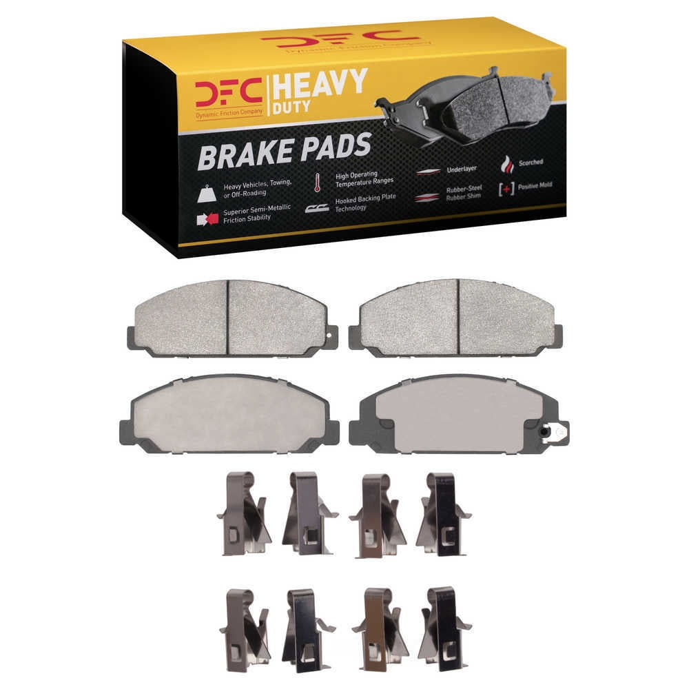 Dynamic Friction Company 1214-1683-01 DFC Heavy Duty Pads and Hardware Kit