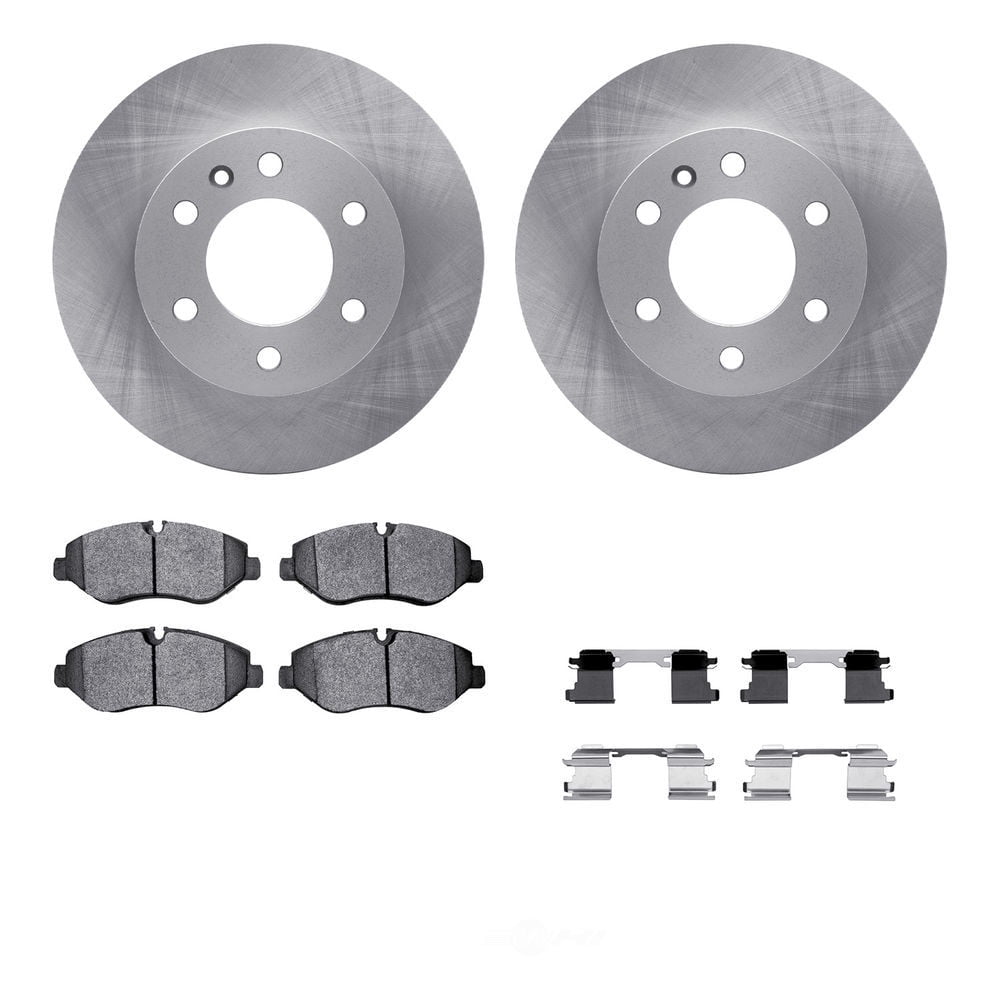 Dynamic Friction Company 6512-40269 DFC Rotors with 5000 Advanced Brake Pads includes Hardware