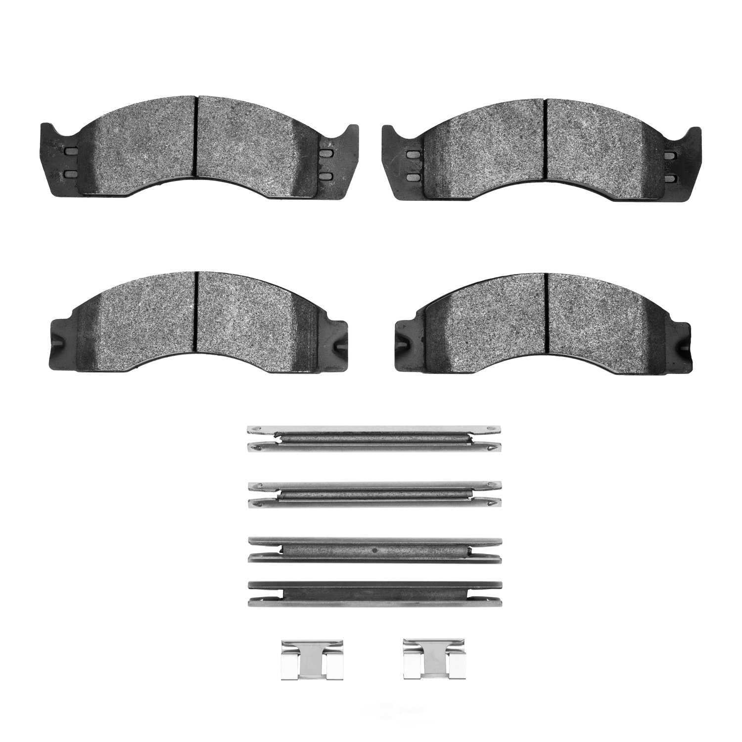 Dynamic Friction Company 1400-0411-01 DFC Ultimate Duty Performance Brake Pads and Hardware Kit