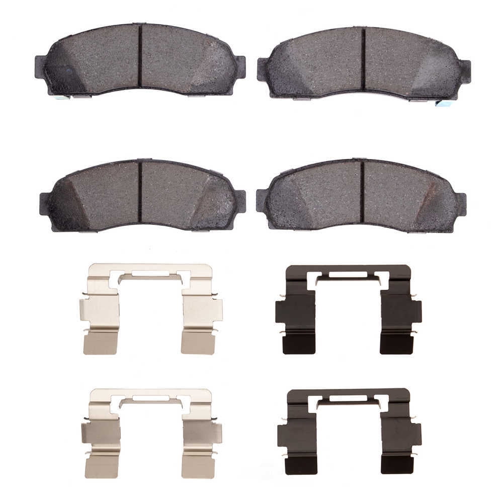 Dynamic Friction Company 1400-0833-01 DFC Ultimate Duty Performance Brake Pads and Hardware Kit