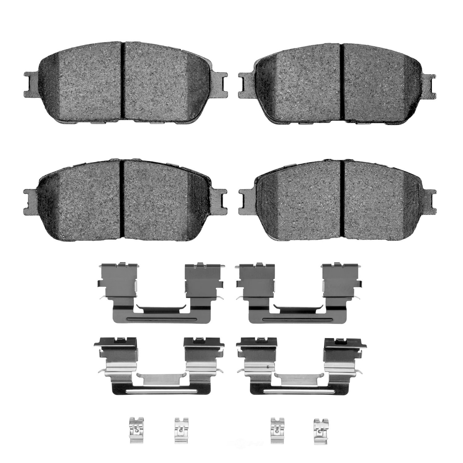 Dynamic Friction Company 1400-0906-12 DFC Ultimate Duty Performance Brake Pads and Hardware Kit