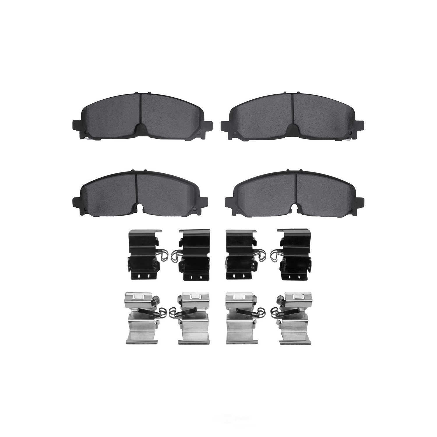 Dynamic Friction Company 1400-2371-01 DFC Ultimate Duty Performance Brake Pads and Hardware Kit