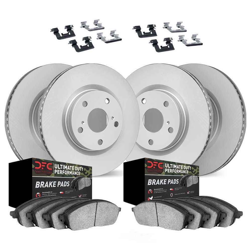 Dynamic Friction Company 4414-42004 DFC Geospec Rotors with Ultimate Duty Performance Brake Pads