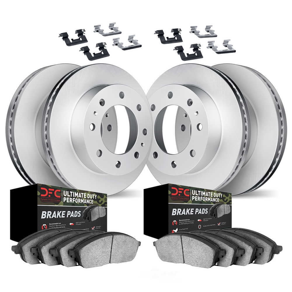 Dynamic Friction Company 4414-48019 DFC Geospec Rotors with Ultimate Duty Performance Brake Pads