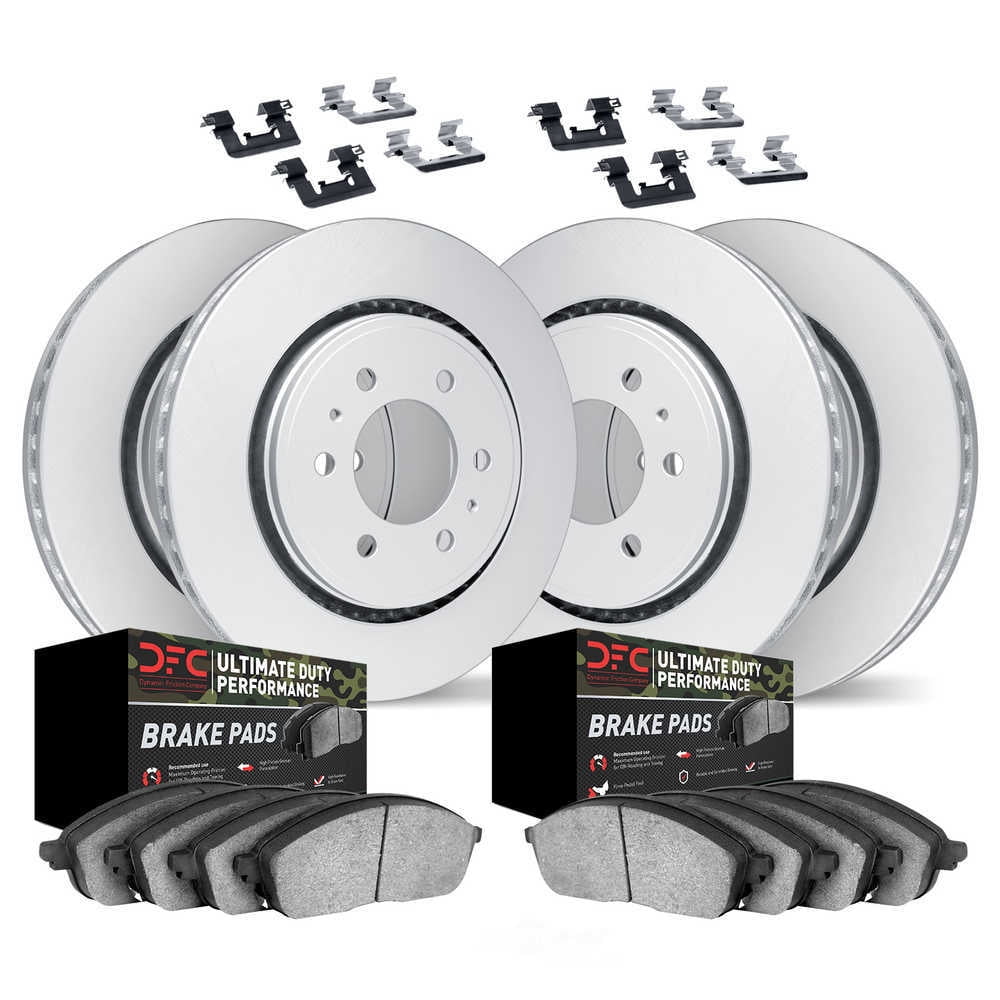 Dynamic Friction Company 4414-54042 DFC Geospec Rotors with Ultimate Duty Performance Brake Pads