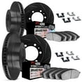 thumbnail image 1 of Dynamic Friction Company Front and Rear Brake Rotors Kit Slotted Black | 4000 HybriDynamic Brake Pads includes Hardware 3814-54107, 1 of 3