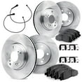 thumbnail image 1 of Dynamic Friction Company Front and Rear Brake Rotors with Heavy Duty Brake Pads includesSensor and Hardware - 6224-40018, 1 of 3