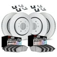 thumbnail image 1 of Dynamic Friction Company Front and Rear Geospec Brake Rotors Kit | 4000 HybriDynamic Brake Pads includes Hardware 4814-48023, 1 of 3