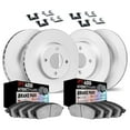 thumbnail image 1 of Dynamic Friction Company Front and Rear Geospec Brake Rotors Kit | 4000 HybriDynamic Brake Pads includes Hardware 4814-76067, 1 of 3