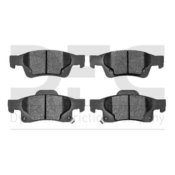 Dynamic Friction Company Heavy Duty Brake Pads - Semi Metallic 1214-1498-00-Rear Set For 2011-2021 Jeep Grand Cherokee, 2011-2022 Dodge Durango, 2022 Jeep Grand Cherokee WK