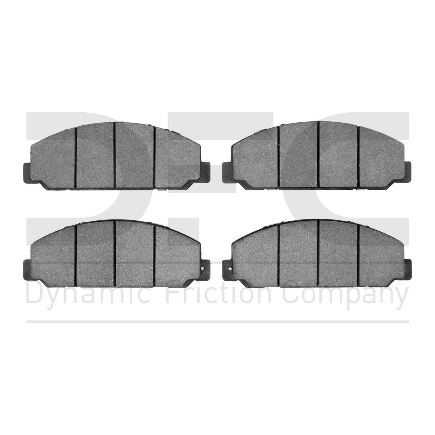 Dynamic Friction Company Heavy Duty Brake Pads - Semi Metallic 1214-1683-00-Front or Rear Set For 2013-2020 Hino 195