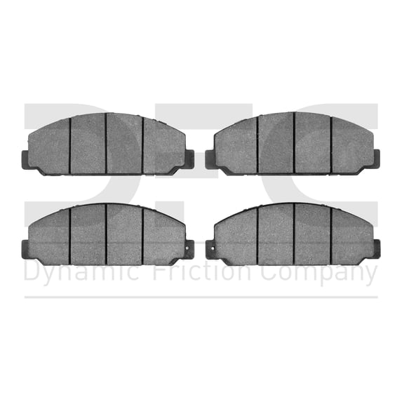 Dynamic Friction Company Heavy Duty Brake Pads - Semi Metallic 1214-1683-00-Front or Rear Set For 2013-2020 Hino 195