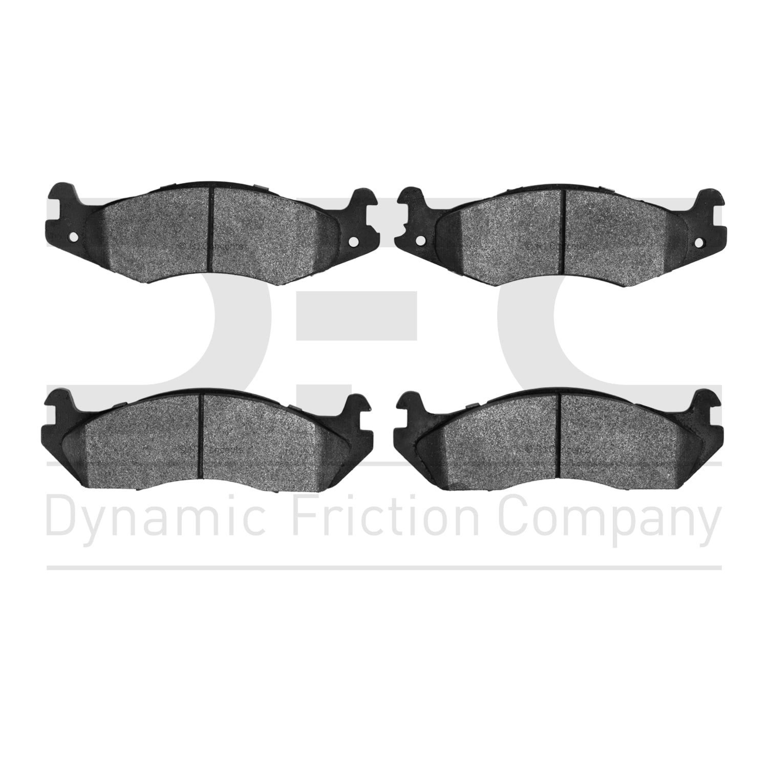 Dynamic Friction Company Heavy Duty Pads - Semi Metallic 1214-0203-00-Front Set