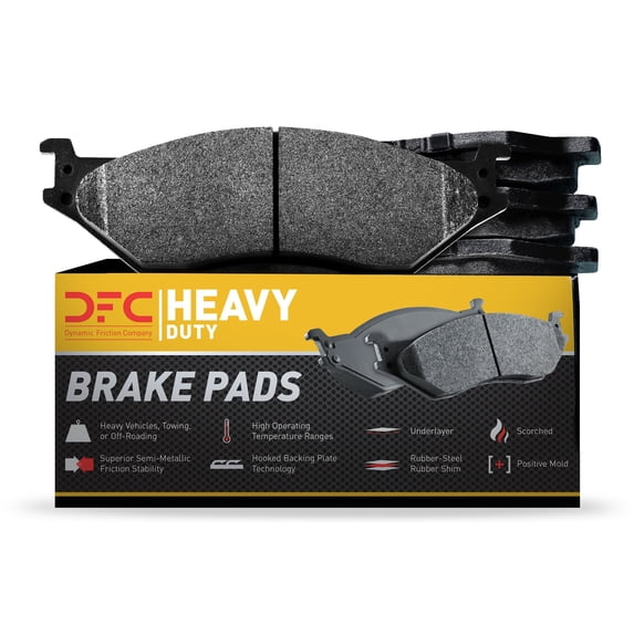 Dynamic Friction Company Heavy Duty Pads - Semi Metallic 1214-1085-00-Front Set