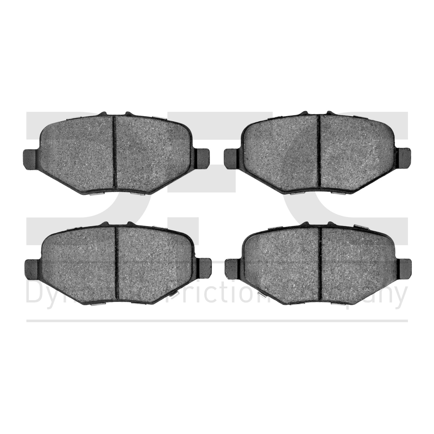Dynamic Friction Company Heavy Duty Pads - Semi Metallic 1214-1612-00-Rear Set