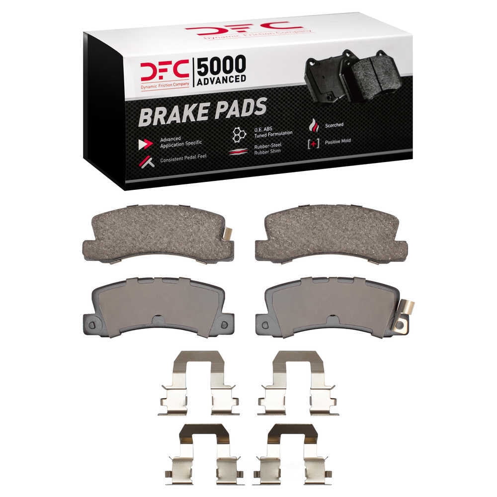 DFC 5000 Euro Ceramic Brake Pads and Hardware Kit - Archived 1551-0325-04 DFC 5000 Advanced Brake