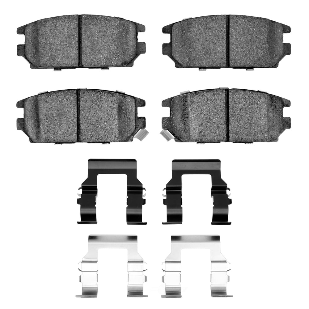 Dynamic Friction Company 1551-0532-02 DFC 5000 Advanced Brake Pads - Ceramic and Hardware Kit - OE