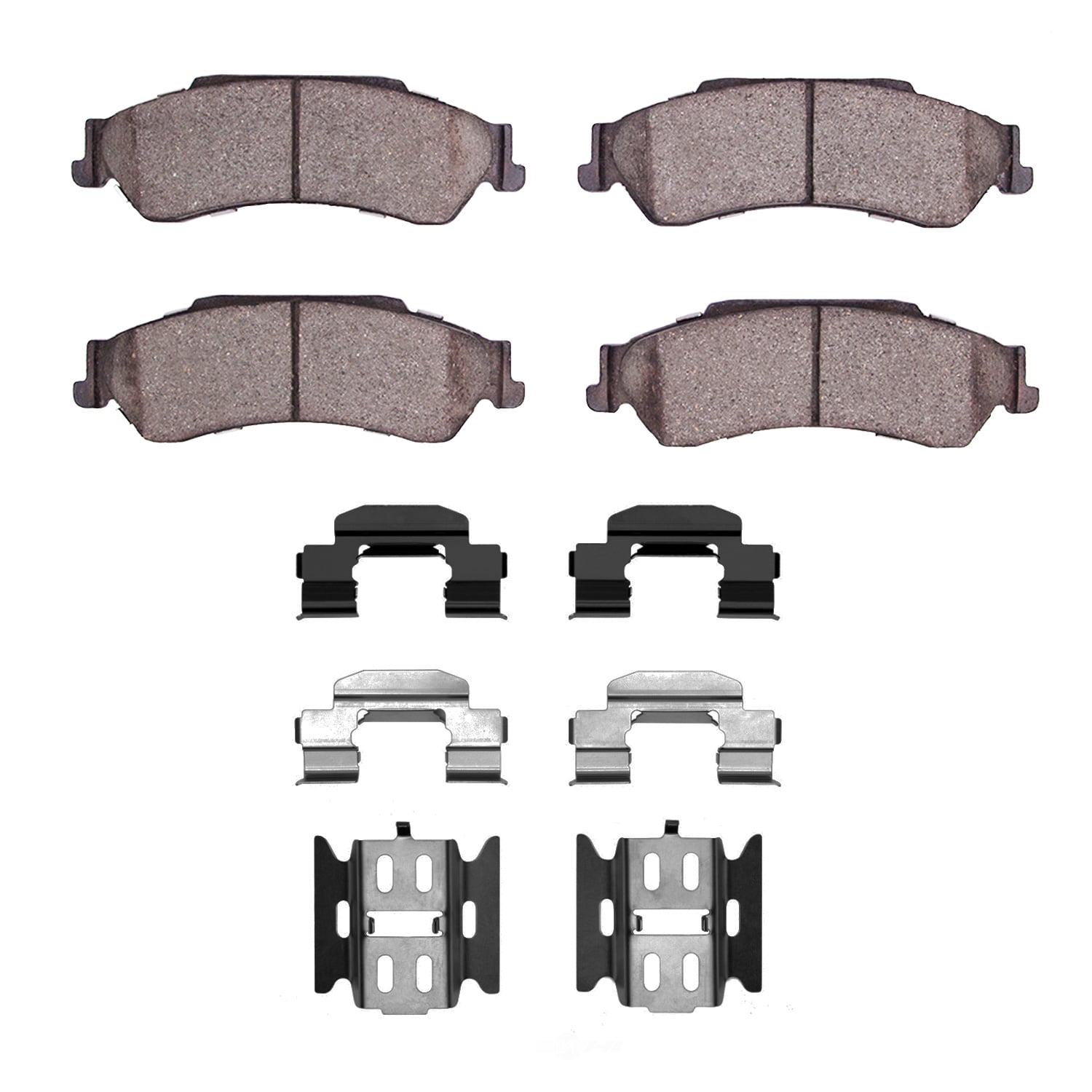 Dynamic Friction Company 1551-0729-01 DFC 5000 Advanced Brake Pads - Ceramic and Hardware Kit - OE