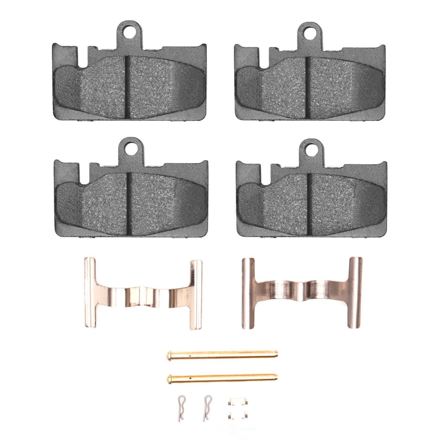 Dynamic Friction Company 1551-0871-01 DFC 5000 Advanced Brake Pads - Ceramic and Hardware Kit - OE