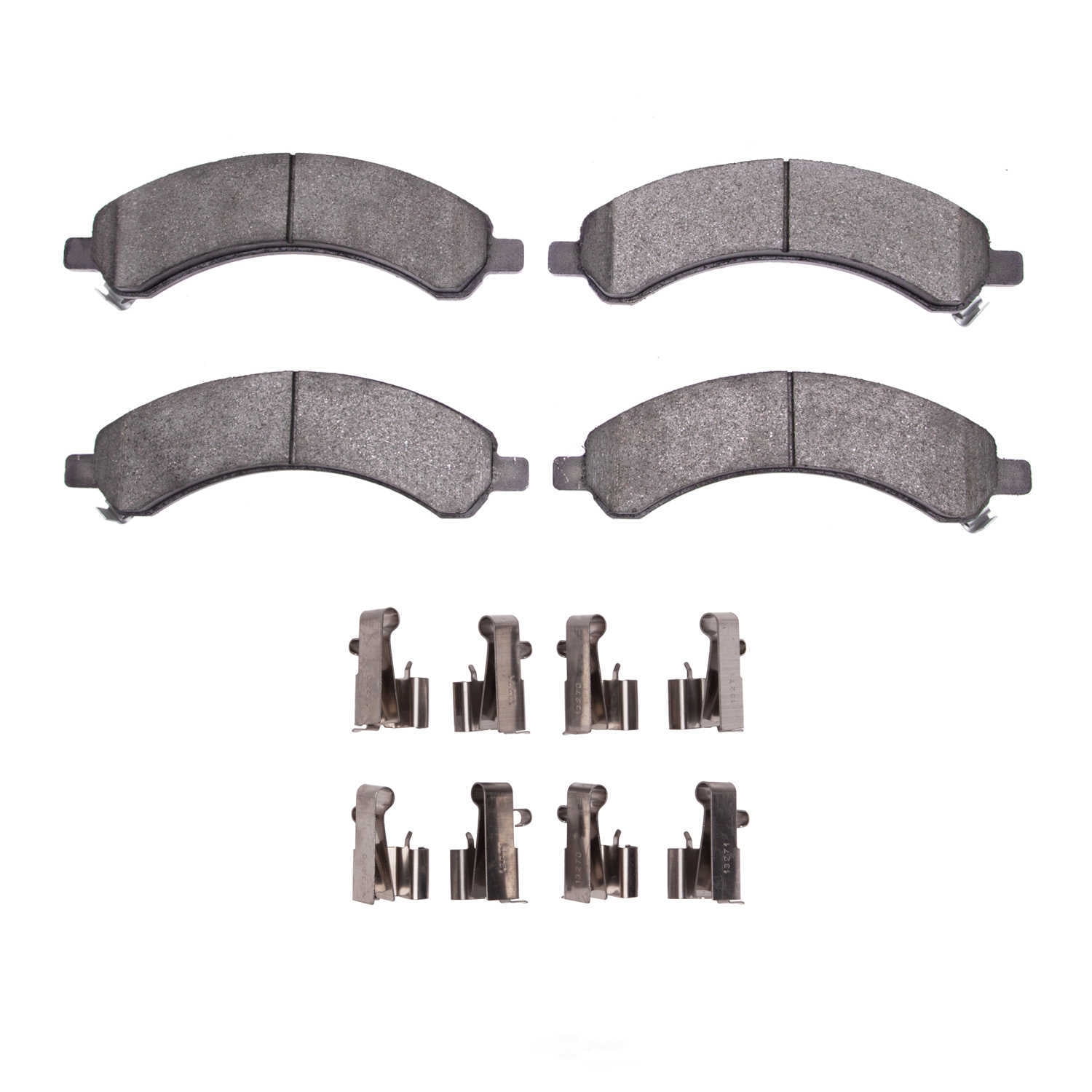 Dynamic Friction Company 1551-0989-01 DFC 5000 Advanced Brake Pads - Ceramic and Hardware Kit - OE