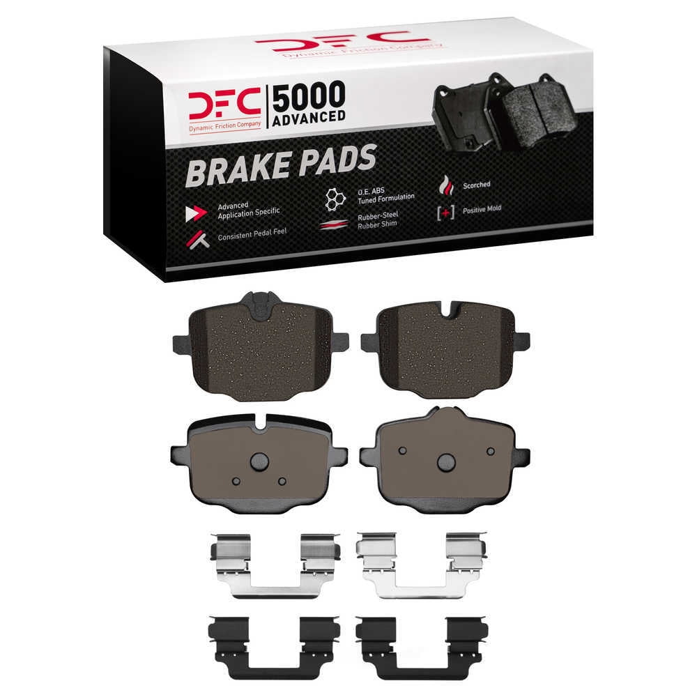 DFC 5000 Euro Ceramic Brake Pads and Hardware Kit - Archived 1551-1469-01 DFC 5000 Advanced Brake