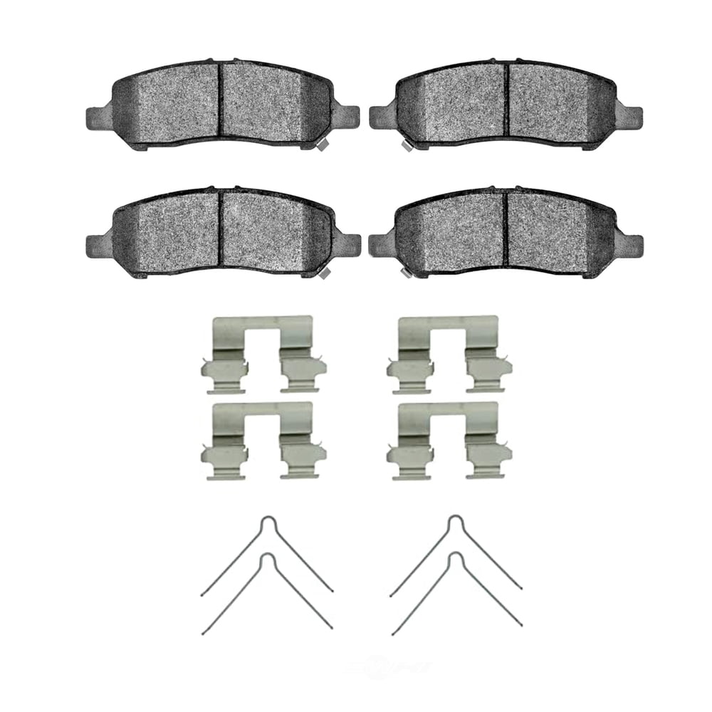 Dynamic Friction Company 1551-1647-01 DFC 5000 Advanced Brake Pads - Ceramic and Hardware Kit - OE