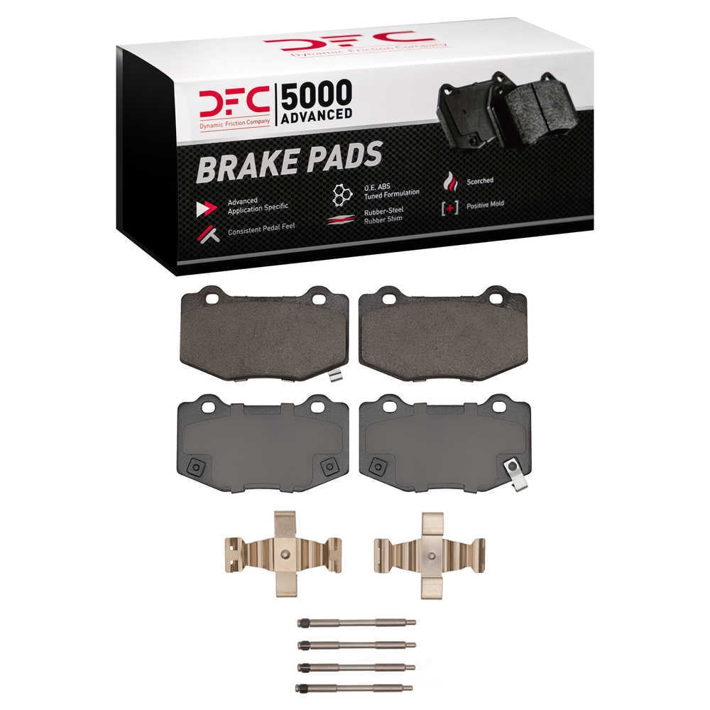 DFC 5000 Euro Ceramic Brake Pads and Hardware Kit - Archived 1551-1718-01 DFC 5000 Advanced Brake