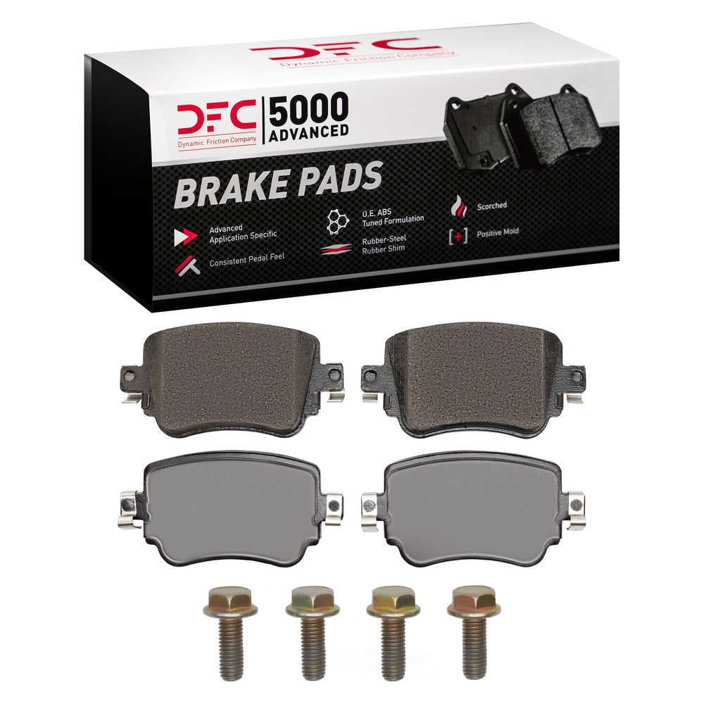 Dynamic Friction Company 1551-1779-01 DFC 5000 Advanced Brake Pads - Ceramic and Hardware Kit - OE
