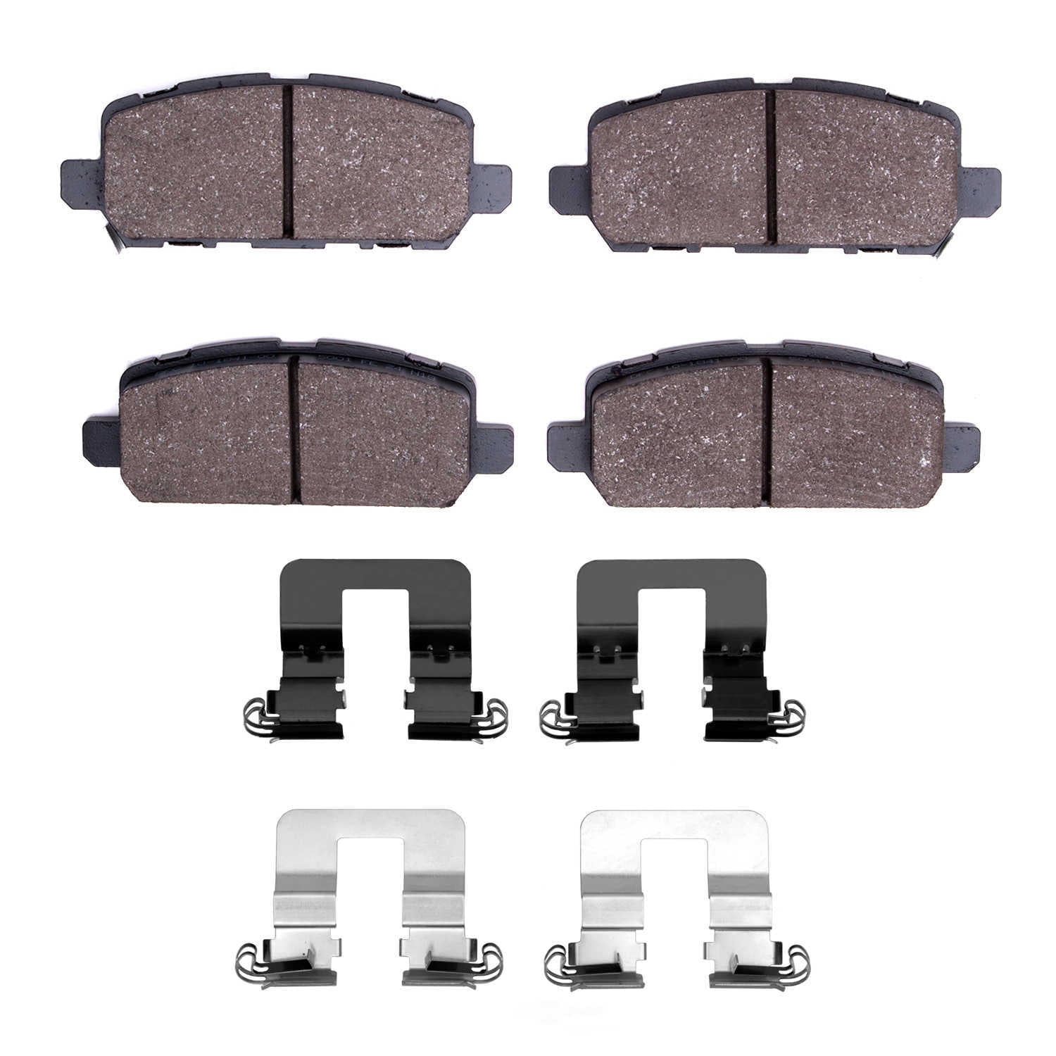 Dynamic Friction Company 1551-1841-01 DFC 5000 Advanced Brake Pads - Ceramic and Hardware Kit - OE