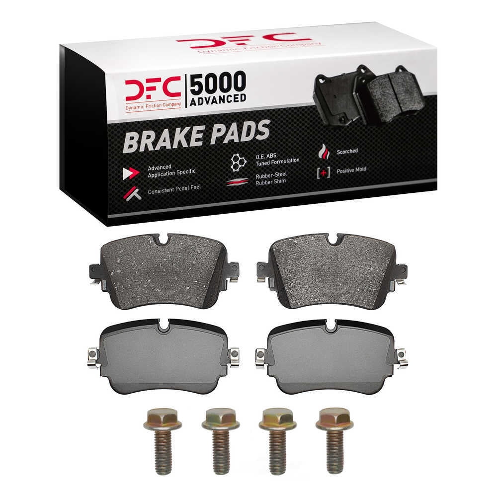 Dynamic Friction Company 1551-1895-01 DFC 5000 Advanced Brake Pads - Ceramic and Hardware Kit - OE