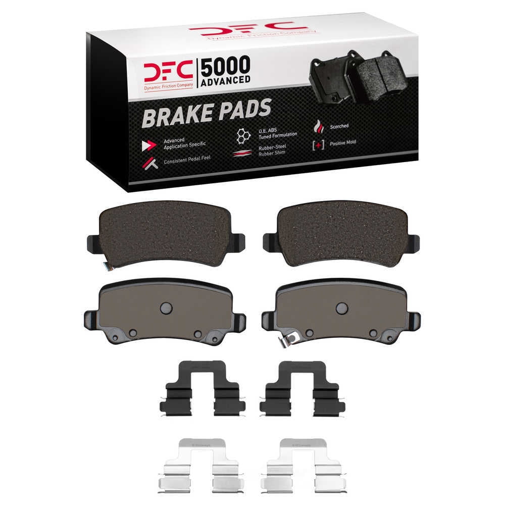 DFC 5000 Euro Ceramic Brake Pads and Hardware Kit - Archived 1551-2044-01 DFC 5000 Advanced Brake