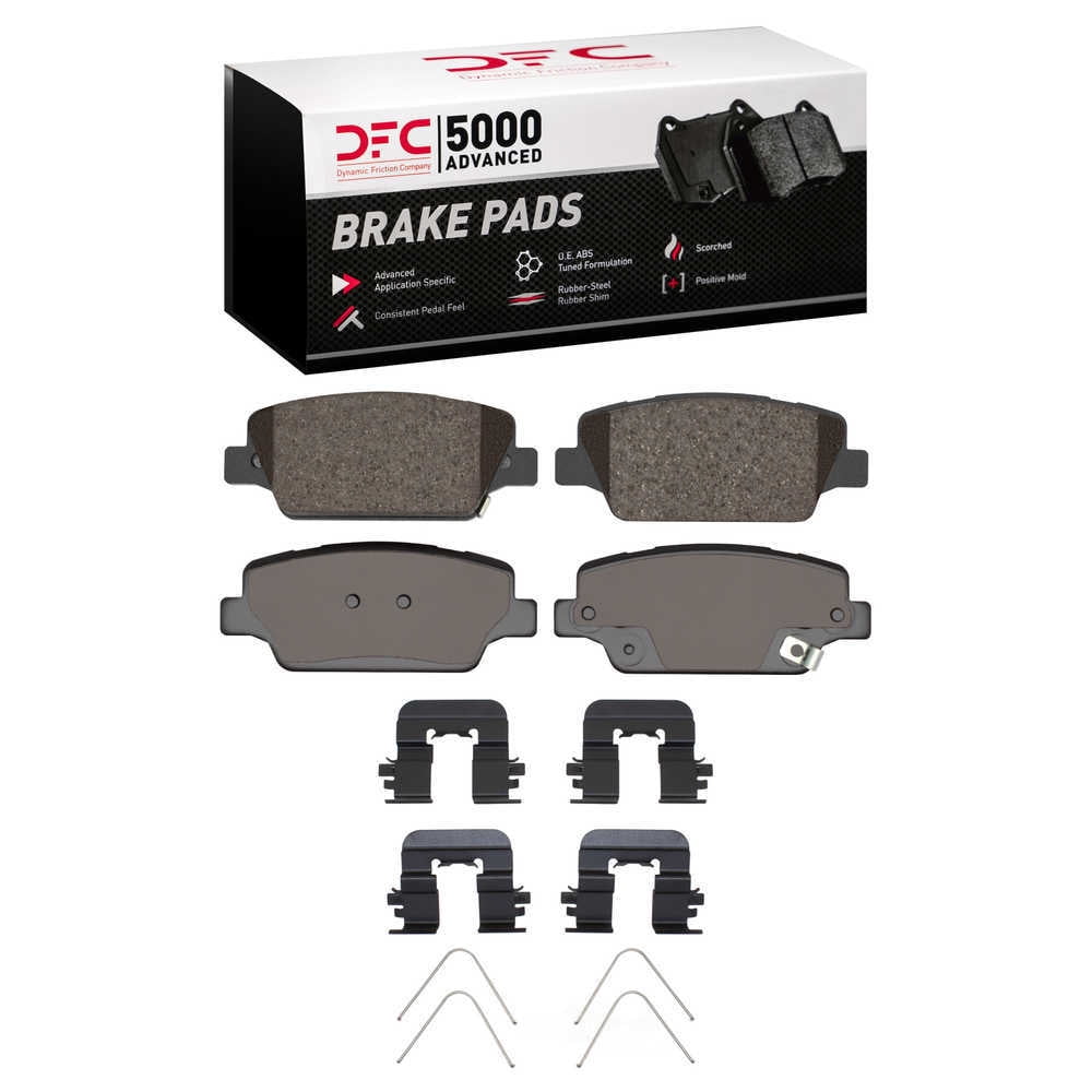 DFC 5000 Euro Ceramic Brake Pads and Hardware Kit - Archived 1551-2050-01 DFC 5000 Advanced Brake