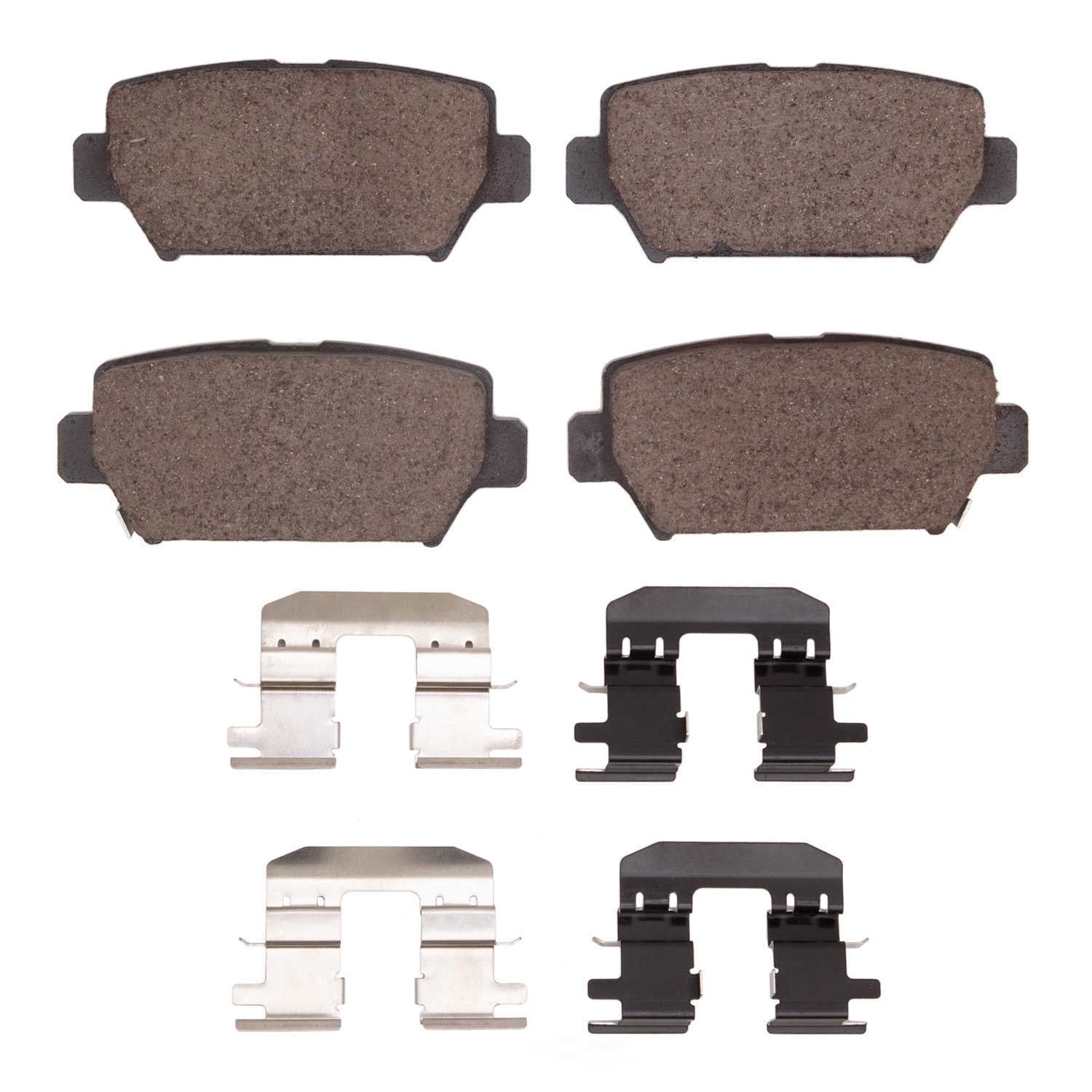 Dynamic Friction Company 1551-2156-01 DFC 5000 Advanced Brake Pads - Ceramic and Hardware Kit - OE