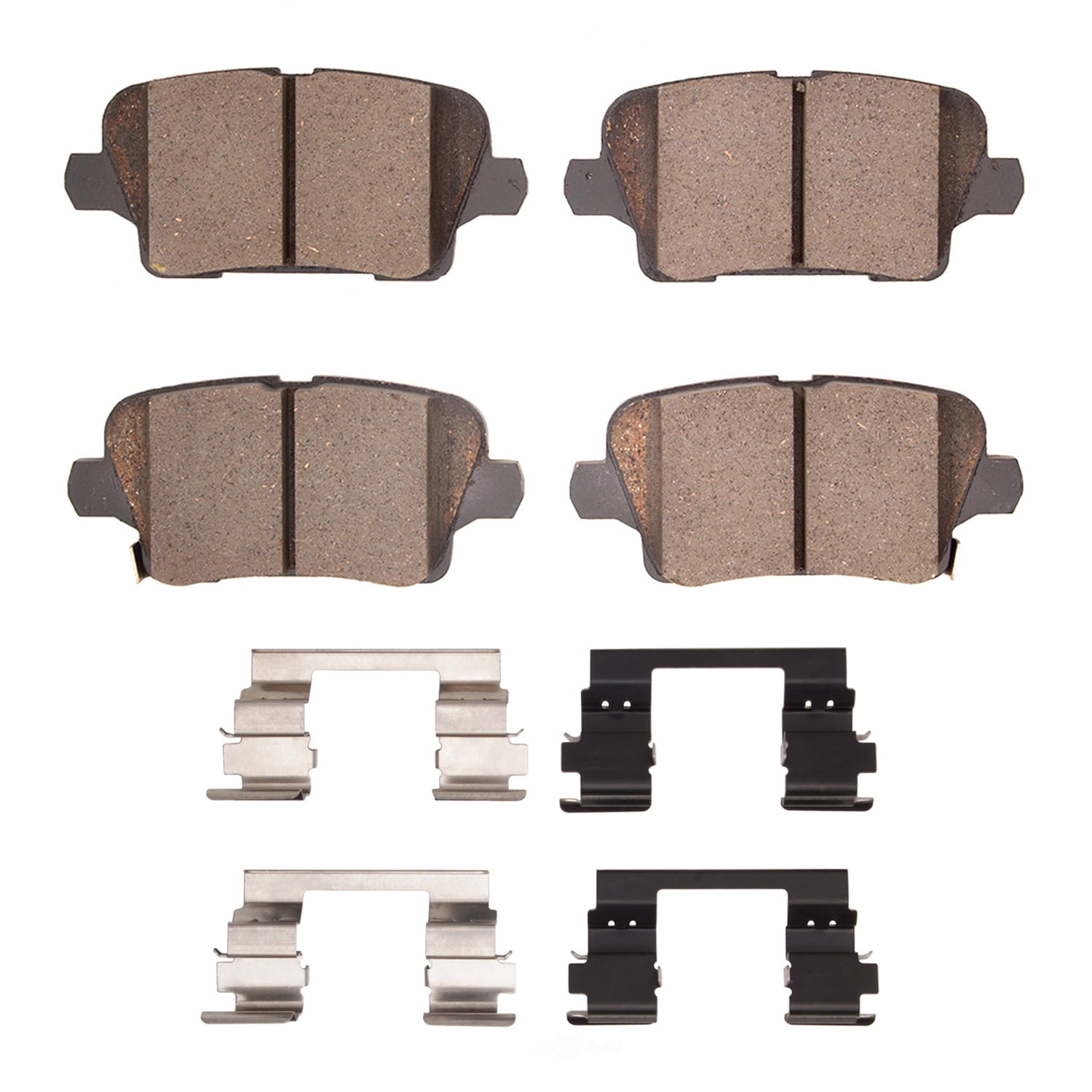 Dynamic Friction Company 1551-2189-01 DFC 5000 Advanced Brake Pads - Ceramic and Hardware Kit - OE