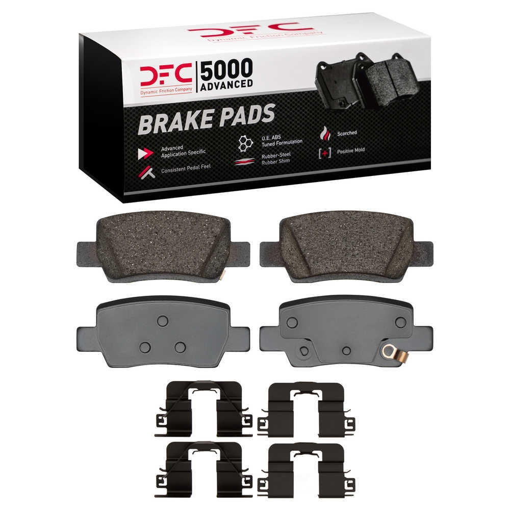 DFC 5000 Euro Ceramic Brake Pads and Hardware Kit - Archived 1551-2373-01 DFC 5000 Advanced Brake